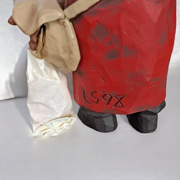 Hallmark Keepsake Ornament Making His Way Santa 1998 Folk Art Collection - Picture 7 of 8